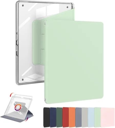 Vista 13 de Funda para Kindle Scribe con portalápices (rotación de 360 grados y encendido automático/apagado automático), funda con soporte de folio premium