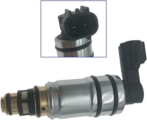 Vista 5 de Válvula de compresor de CA compatible con Ford Escape 1.6 Litro 2.0 VS16/VS16E Solenoide de control electrónico