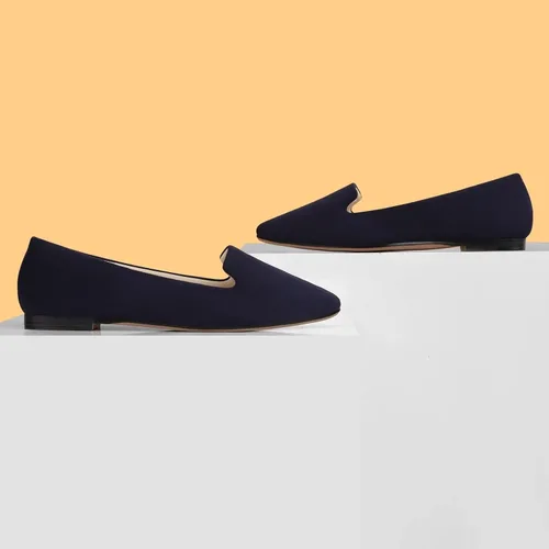 Vista 4 de MUSSHOE - Zapatos planos de mujer, cómodos y sin cordones