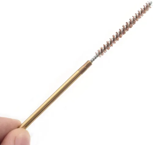 Vista 4 de 10 piezas 12GA 20GA calibre 410 cerdas de fósforo de bronce calibre 12GA cepillo de limpieza para rifle pistola escopeta multi-calibre (calibre .177)