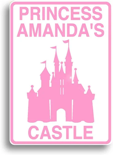 Vista 3 de Cartel de castillo de princesa personalizado y enviado rápido