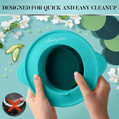 Vista 6 de Kit de depilación digital para mujeres y hombres, calentador de Kit Básico - Azul Verde