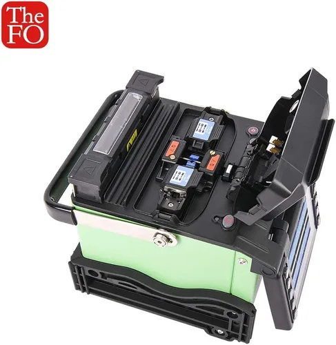 Vista 5 de ORIENTEK T44 Fusion Splicer fusionadora fibra óptica soudeuse fibra óptica FTTH Máquina empalmadora óptica + VFL FEDEX/UPS/DHL