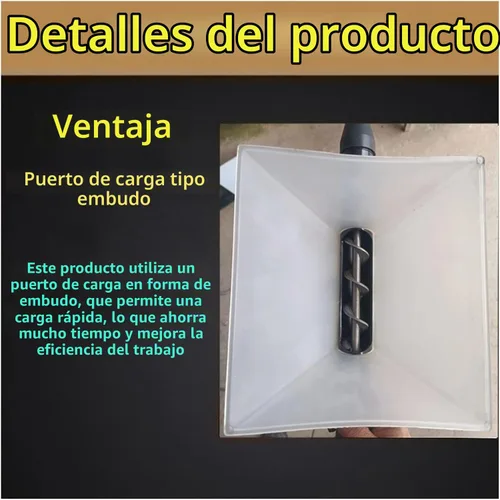 Vista 4 de Pistola de lechada eléctrica para mortero portátil con 9 boquillas (sin taladro eléctrico)