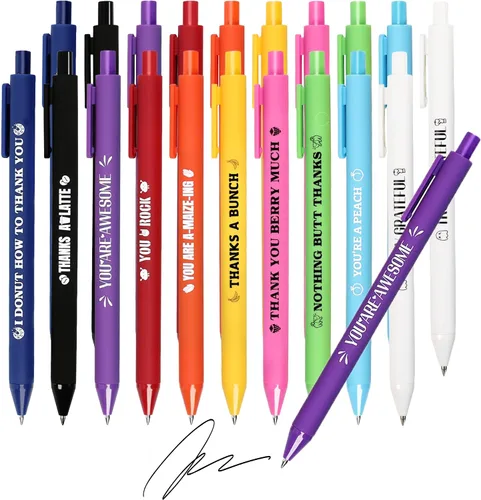 Vista 10 de 12 bolígrafos inspiradores motivacionales con citas positivas, regalos inspiradores para profesores, enfermeras, trabajadores, oficina, suministros