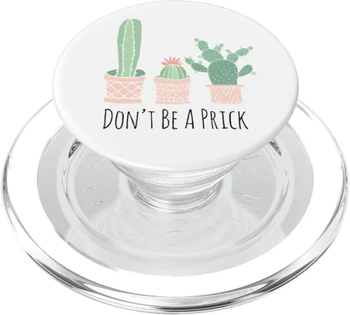 Vista 8 de Cactus Don't Be A Prick Funny Western Succulent Cactus PopSockets PopSockets intercambiables PopGrip