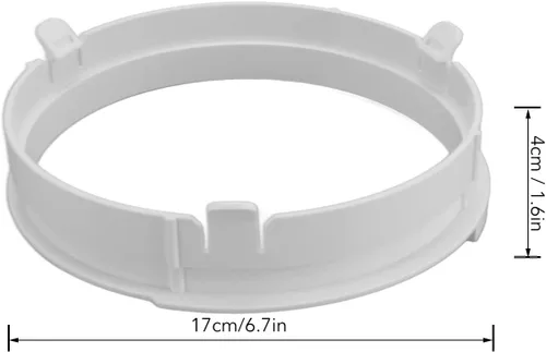 Vista 7 de Conector de manguera, interfaz de conducto de escape ajustable ABS, acoplador de manguera de escape portátil para aire acondicionado móvil