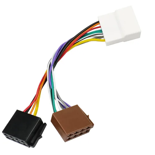 Vista 7 de Arnés de cableado estéreo para Nissan Adaptador de radio ISO a conector de 20 pines compatible con Altima Sentra Frontier Versa Xterra Murano Leaf