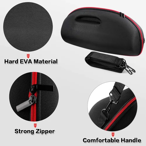 Vista 3 de COMECASE Estuche rígido de viaje para JBL Boombox 3/2 - Potente altavoz Bluetooth Boombox impermeable (solo caja)
