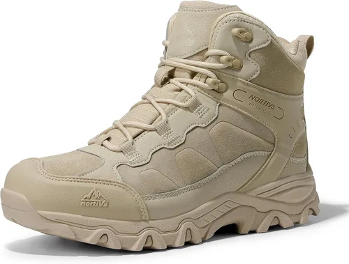 Vista 40 de NORTIV 8 - Botas de senderismo impermeables para hombre, zapatos de montañismo ligeros para exteriores