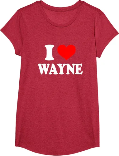 Vista 41 de Wayne - Camiseta I Heart Wayne - I Love Wayne, Negro, S