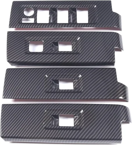 Vista 3 de Cubierta protectora para panel de botón de elevación de ventana de puerta de automóvil compatible con Toyot@Tundra/Sequoia 2022-2024, cubierta