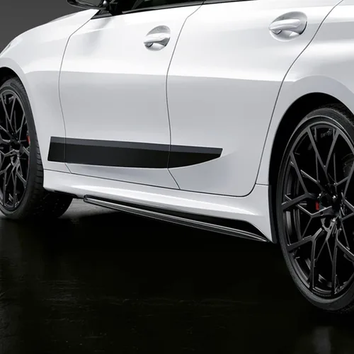 Vista 2 de Spec-D Tuning Kit de 2 faldas laterales compatibles con BMW G20 3 Series M Performance M340i 2019-2023