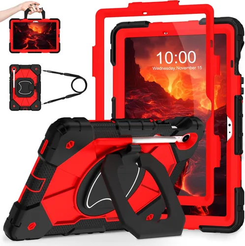 Vista 18 de WESOROL Funda para Samsung Galaxy Tab S10 Lite/S10 FE/S9 FE/S9 10.9/11 pulgadas (2025/2023), Funda para Tableta Galaxy Tab S9 a prueba de golpes