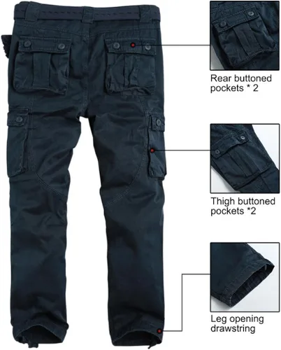 Vista 5 de Match Pantalones Wild tipo cargo, para hombre