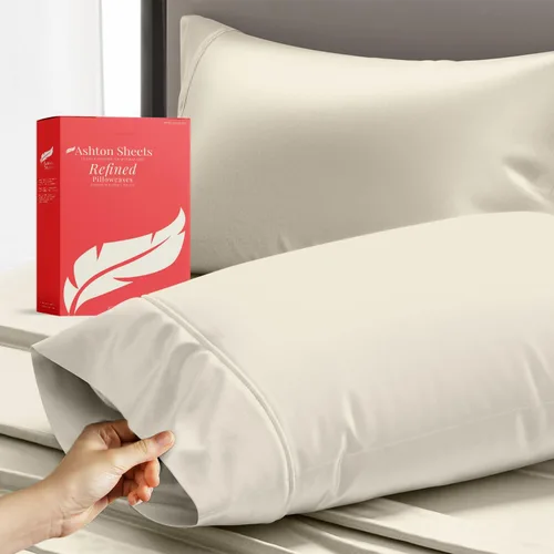 Vista 28 de Juego de sábanas 100% algodón egipcio para cama individual, sábanas de lujo de la serie 600 refinadas para cama de tamaño individual