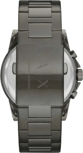 Vista 3 de Armani Exchange AX2086 - Reloj de acero inoxidable chapado en IP gris para hombre, Gris, Reloj de cuarzo, cronógrafo