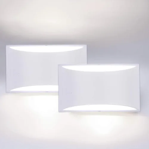 Vista 11 de Aplique de pared LED Lightess, color negro, para interiores, regulable
