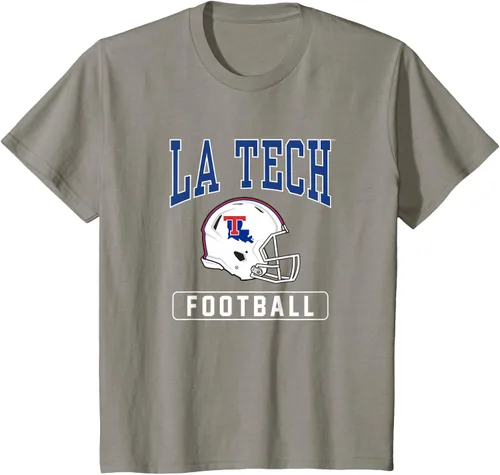 Vista 15 de Camiseta con casco de fútbol Louisiana Tech Bulldogs, Negro