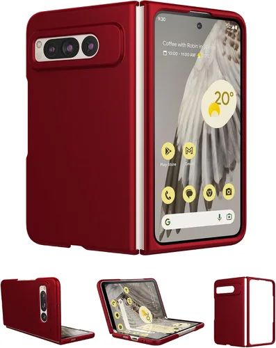 Vista 9 de Foluu Funda para Google Pixel Fold 2023, ultrafina y delgada de PC mate con agarre antideslizante, cubierta protectora completa de protección