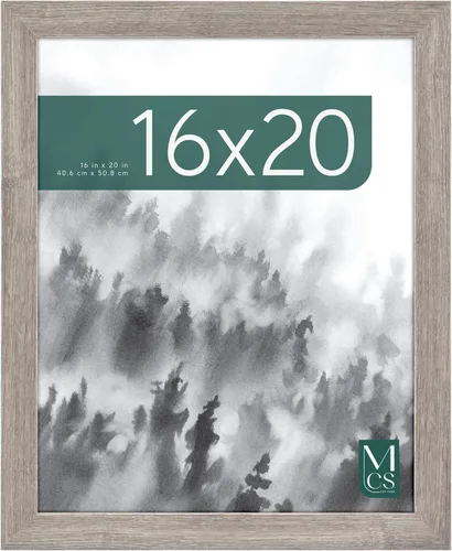 Vista 31 de MCS Marco para póster con estilo de museo, 11 x 17 pulgadas, madera de granero, vertical y horizontal, para colgar en la pared, marco grande