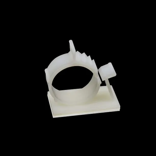 Vista 6 de Clips ajustables para cables autoadhesivos, organizador de cables, abrazaderas de alambre adhesivas, color blanco, paquete de 25