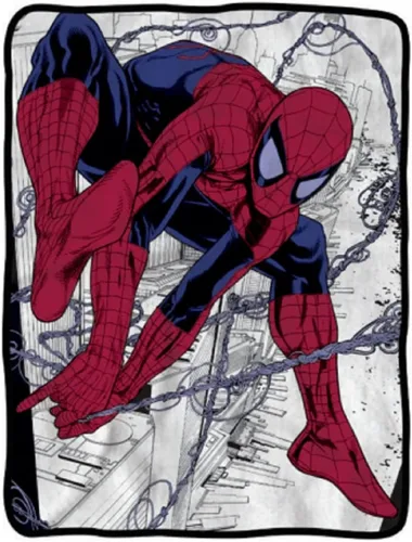 Vista 8 de Marvel Spider-Man Webslinger - Manta de forro polar de franela súper suave y ligera de 45 x 60 pulgadas
