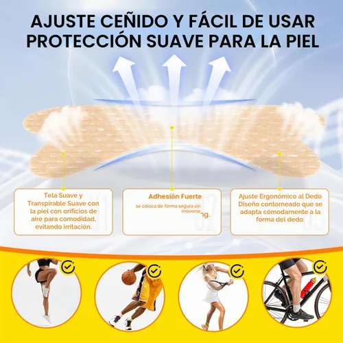 Vista 2 de Tratamiento de uñas encarnadas, corrector de uñas curvadas transpirables, tiras correctoras de uñas encarnadas con lima y levantador, kit