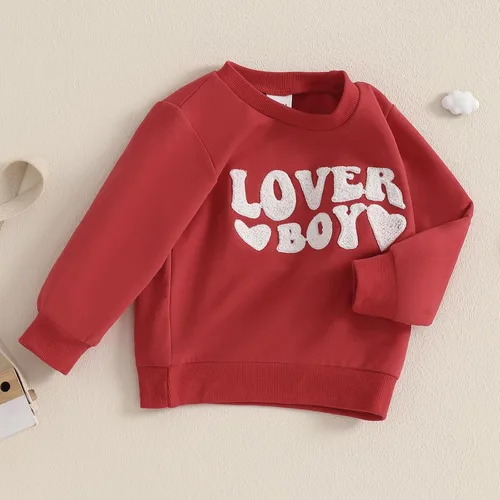 Vista 69 de Sudadera con cuello redondo para el día de San Valentín para bebé, niña, niño, para el día de San Valentín