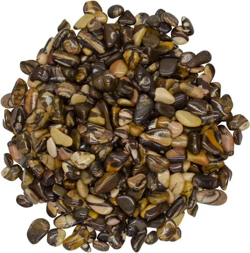 Vista 8 de Piedras de ágata mixta de 1 libra de África - 0.40 a 0.60 pulgadas promedio - Rocas pulidas para artes y manualidades, reiki, wicca y mucho más.