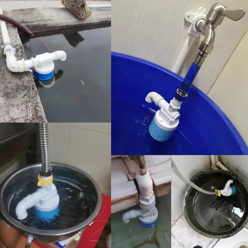 Vista 7 de Contro automático de nivel de agua "1/2" Válvula de flotador a canal de agua