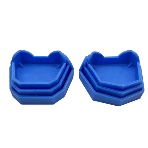 Vista 5 de Base de modelo dental Kit de base de modelo de laboratorio dental, base de molde de yeso, kit de base anterior, bandejas de impresión dental