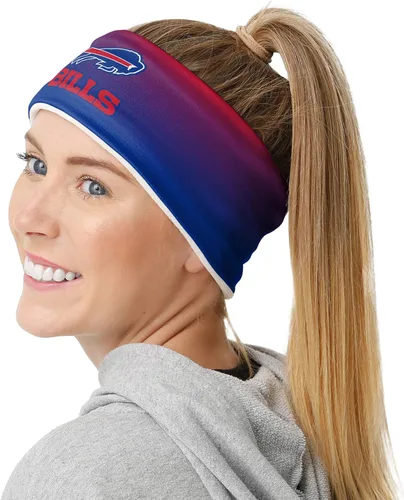 Vista 7 de FOCO Diadema de moda para mujer con logotipo de equipo de la NFL Gradiente impreso.