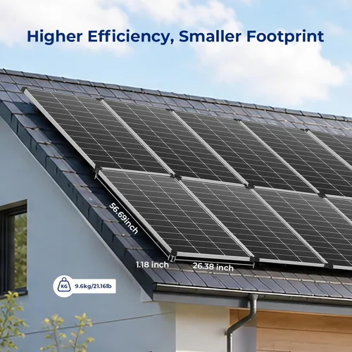 Vista 5 de Panel solar de 400 W, 2 paneles solares de 200 W, 18 V, 18 BB, células de grado A+, 25 % de alta eficiencia IP68, impermeable, para caravana, barco