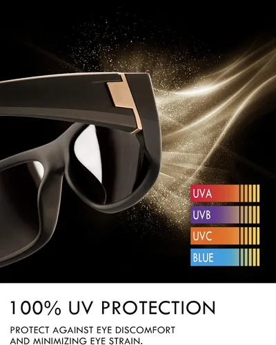 Vista 5 de Raydi Polycarbonate Replacement Lenses for Oakley Holbrook Holbrook XL Holbrook Metal Square Sunglasses
