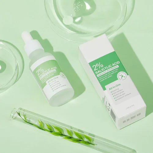 Vista 4 de Solución de ácido salicílico (1.0 fl oz), solución de ácido salicílico al 2%, suero exfoliante suave para una piel más suave y clara, suero facial