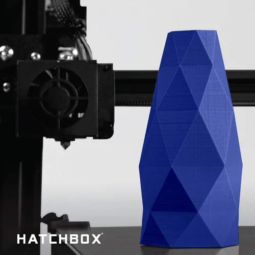 Vista 7 de HATCHBOX - Filamento de impresión 3D de ácido poliláctico de 0.069 pulgadas, color azul real, carrete de 2.2 libras, precisión dimensional de +