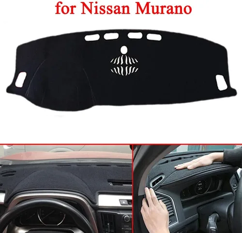 Vista 2 de KAITIAN 1 cubierta antideslizante para salpicadero, cubierta para visera solar, alfombra de tablero compatible con Nissan Murano 2015 2016 2017 2018