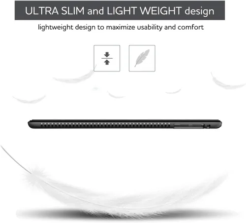 Vista 4 de SURITCH Funda para iPad Mini 4/iPad Mini 5, [Protector de pantalla integrado] [apagado automático/encendido automático] [Soporte para lápiz] Funda