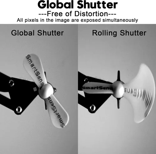 Vista 5 de ELP Global Shutter - Módulo de cámara USB de alta velocidad con lente gran angular para computadora 1080P Mini UVC USB2.0 Cámara web de marco alto