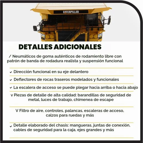 Vista 5 de Diecast Masters Camión Minero de Nivel 4 Cat 797F Escala 1:50, 85655