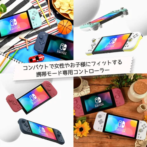 Vista 5 de Nintendo Licensed Product, Pokemon Grip Controller, Fit for Nintendo Switch, Gengar, Compatible with Nintendo Switch