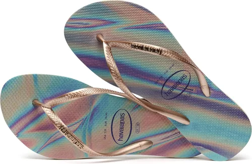Vista 4 de Havaianas Sandalias delgadas iridiscentes para mujer