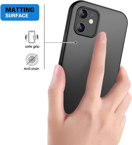Vista 3 de SURITCH Funda compatible con iPhone 12 Mini 2020, [protector de pantalla integrado], protección de cuerpo completo, a prueba de golpes, resistente