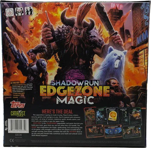 Vista 2 de Shadowrun Edge Zone Magic Deck por Catalyst Game Labs, juego de mesa CCG/TCG