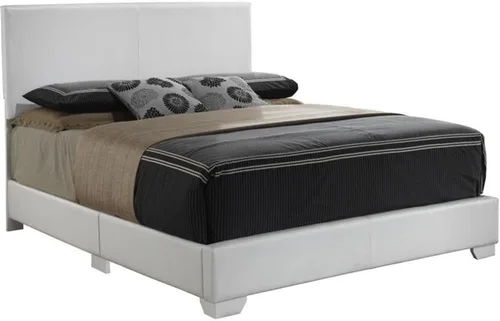 Vista 9 de Glory Furniture Aaron - Cama matrimonial tapizada de piel sintética en color verde manzana