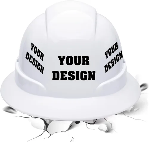 Vista 7 de Casco de seguridad con logotipo personalizable, protector para la cabeza, para trabajo al aire libre (naranja (nuevo estándar))