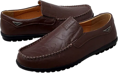 Vista 7 de Go Tour - Mocasines de piel para hombre