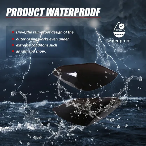 Vista 6 de Cubierta de protección de luz trasera exterior de coche ABS para Mercedes Benz Clase C W205 2015-2021 Guardias de luz trasera Accesorios