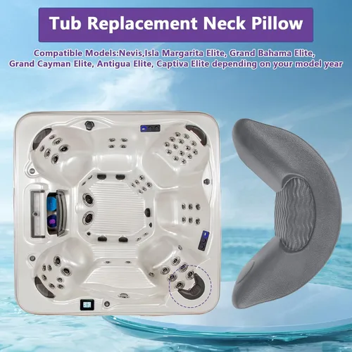 Vista 6 de Almohadas de spa de repuesto para almohada artesiana para bañera de hidromasaje, compatible con spa de isla, spa de mares tropicales, Gran Bahama